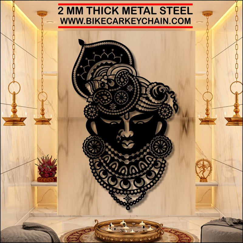 Shrinathji Face Metal Wallart