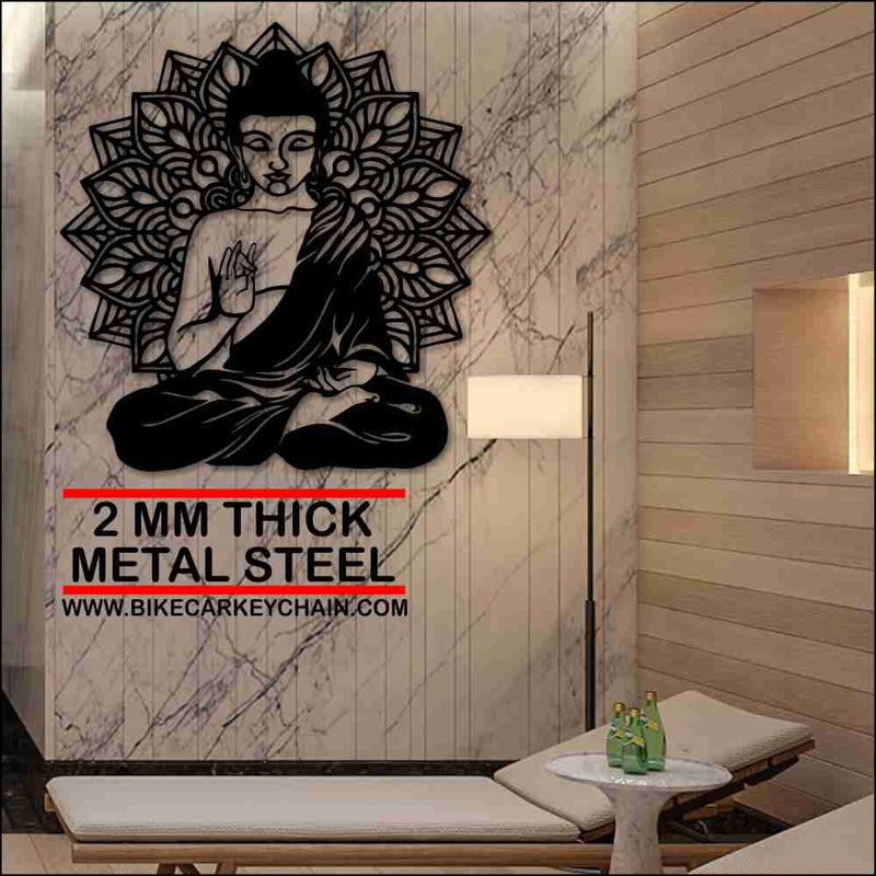 Buddha Spiritual Metal Wallart